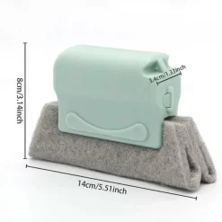 2Pcs Magic Door Window Groove Cleaning Brushes Slot Hand-held Door Gap Keyboard Kitchen Floor Gap Household Cleaning Tools