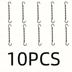 10pcs Magic Hanger - Space Saving Wardrobe Organizer For Heavy Clothes - Sturdy Plastic Multifunctional Hanger For Clothing Stores