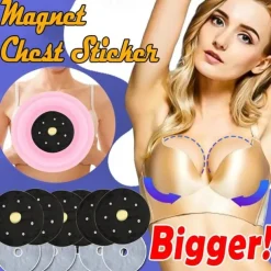 4/2/1PCS Magnet Breast Enhancement Patch Chest Enlarge Essential Massage Chest Care