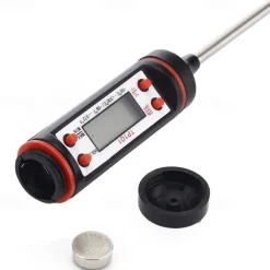 1pcs Meat Thermometer Digital BBQ Thermometer Electronic Cooking Food Thermometer Probe Water Milk Kitchen Oven Thermometer Tools
