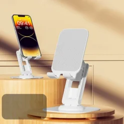1PCS Metal Cell Phone Holder Multi-functional Folding Cell Phone Holder Support For iPhone Xiaomi Phone 360 Rotating Holder