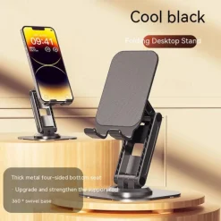 1PCS Metal Cell Phone Holder Multi-functional Folding Cell Phone Holder Support For iPhone Xiaomi Phone 360 Rotating Holder