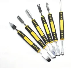 6pcs Metal Crowbar Set, Small Metal Spudgers, Opening Pry Tools, Disassembly Tools For Mobile Phones And Digital Home Appliances
