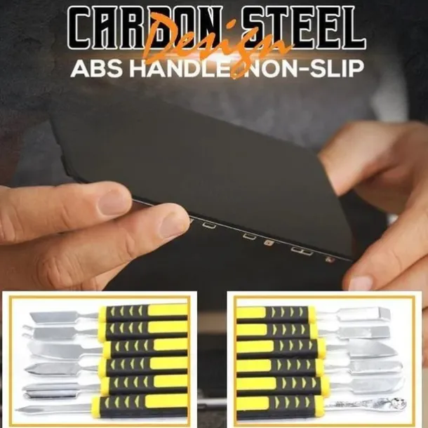 6pcs Metal Crowbar Set, Small Metal Spudgers, Opening Pry Tools, Disassembly Tools For Mobile Phones And Digital Home Appliances