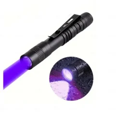 6pcs Multi-Function UV Flashlight, Waterproof Outdoor Black Light Lanterns & Pathway with Lighting Function, Purple 3.2V 3W for Pool Camping Courtyard