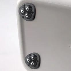 4Pcs Mute Rollers For Furniture Self Adhesive 3 Beads Ball Wheels Universal Pulley 360 Rotating Wheels for Bins Storage Box