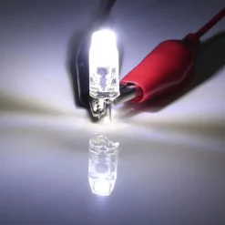 10pcs No Flicker Mini G4 LED COB Lamp 3W Bulb AC/DC 12V Candle Lights Replace 30W Halogen for Chandelier Spotlight