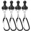 4Pcs Outdoor Camping Strong Magnetic Hooks Tent Canopy Carabiners Mountaineering Buckle Magnet Hanger Camping Light Hook Accessories