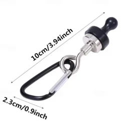 4Pcs Outdoor Camping Strong Magnetic Hooks Tent Canopy Carabiners Mountaineering Buckle Magnet Hanger Camping Light Hook Accessories