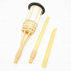 2pcs Outdoor Garden Solar Bamboo Torch Light Landscape Pathway Solar Torch Light Solar Pathway Lawn Lamps Spotligh Party decoration lamp