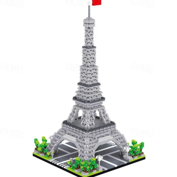 3585pcs Paris Eiffel Tower Building Blocks Set - Explore World Architecture with Educational Toys Perfect for Halloween Thanksgiving Christmas and Easter Gifts