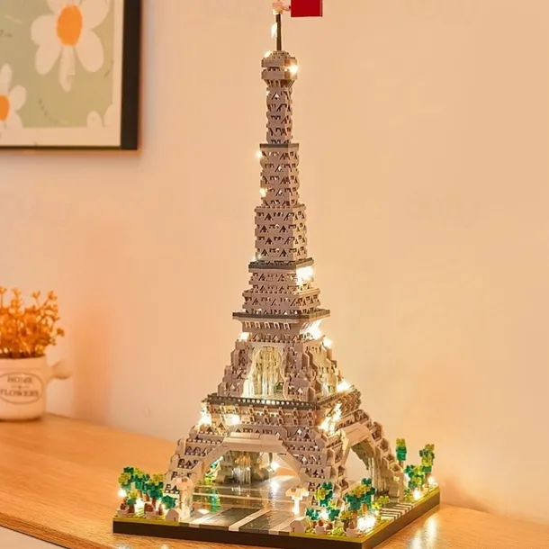 3585pcs Paris Eiffel Tower Building Blocks Set - Explore World Architecture with Educational Toys Perfect for Halloween Thanksgiving Christmas and Easter Gifts