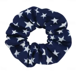 4Pcs Patriotic 4th of July Hair Bands American Flag Hair Ties Hair Ropes Independence Day Hair Scrunchies National Day Decorations