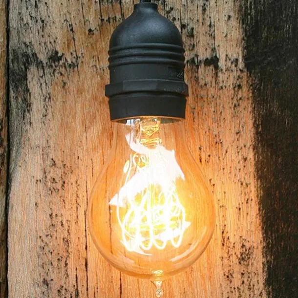 6PCS 1PC Dimmable Edison Bulb E27 220V 40W A19 Retro Ampoule Vintage Incandescent Bulb edison Lamp Filament Light Bulb Decor