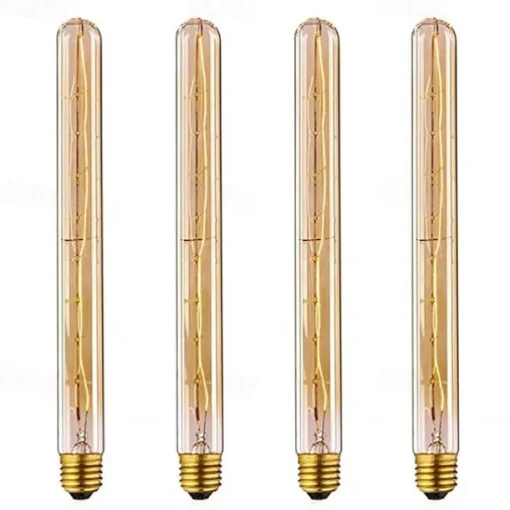 6pcs 4pcs Dimmable Vintage Edison Light Bulb Incandescent Bulb E27 T300 40W Chandelier Pendant Light 220-240V