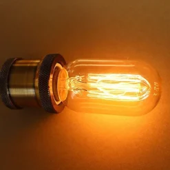6pcs 4pcs Edison Vintage Incandescent Light Bulb Dimmable E26 E27 T45 40W Decorative Bulbs for Wall Sconces Ceiling Light 220-240V 1400-2800k