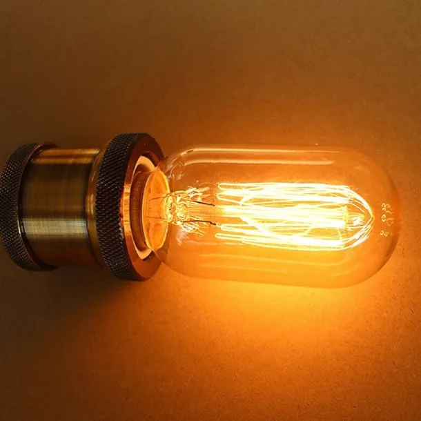 6pcs 4pcs Edison Vintage Incandescent Light Bulb Dimmable E26 E27 T45 40W Decorative Bulbs for Wall Sconces Ceiling Light 220-240V 1400-2800k