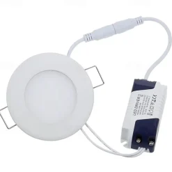 6pcs 4pcs Led Downlights 3W Led Ceiling Light 110V Recessed Down Light Round Led Panel Light 220V LED Spot Light Indoor Lighting