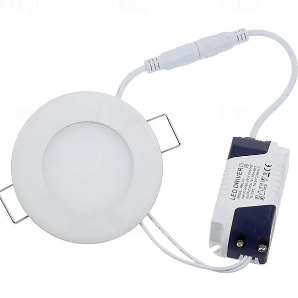 6pcs 4pcs Led Downlights 3W Led Ceiling Light 110V Recessed Down Light Round Led Panel Light 220V LED Spot Light Indoor Lighting