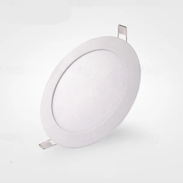 6pcs 4pcs LED Ultra thin Downlight lamp 6W led ceiling Recessed Grid Downlight Slim Round Panel light