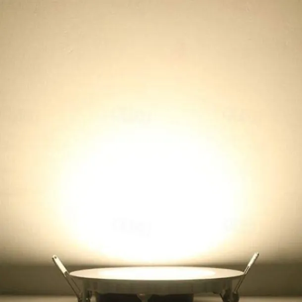 6pcs 4pcs LED Ultra thin Downlight lamp 6W led ceiling Recessed Grid Downlight Slim Round Panel light