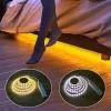 4pcs 2pcs 1pcs LED Strip Light 1m Indoor PIR Motion Sensor Detector DC5V Flexible Tape IP65 4AAA Battery Powe
