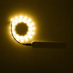 4pcs 2pcs 1pcs LED Strip Light 1m Indoor PIR Motion Sensor Detector DC5V Flexible Tape IP65 4AAA Battery Powe