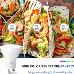 12pcs 6pcs 6W Spotlight Track LED Light Bulb 600lm GU10 20 LED Beads SMD 2835 60W Halogen Equivalent Warm Cold White 110-240V