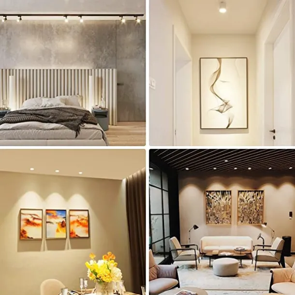 12pcs 6pcs 6W Spotlight Track LED Light Bulb 600lm GU10 20 LED Beads SMD 2835 60W Halogen Equivalent Warm Cold White 110-240V