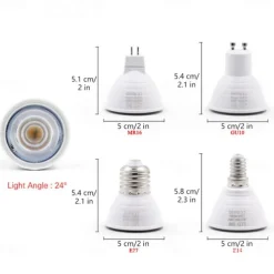 20pcs 10pcs 6W Spotlight Track LED Light Bulb 600lm GU10 MR16 6LED Beads SMD 60W Halogen Equivalent Dimmable Warm Cold White 220-240V