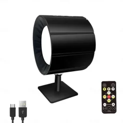 1/2pcs Picture Light LED Wall Mounted Lights with Remote, Sensor Puck Lamp Rechargeable Battery Operated, Tri-Color Dimmable Magnetic 360° Rotation Cordless Light for Bedroom Bedside