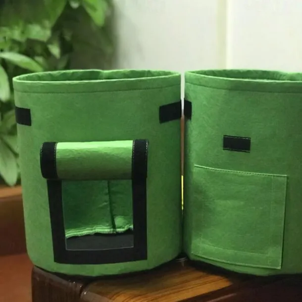 2pcs Plant Grow Bags Home Garden Potato Pot Greenhouse Vegetable Growing Bags Moisturizing jardin Vertical Garden Bag tools