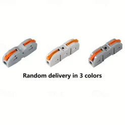 20Pcs Quick Wire Connection Terminal SPL-1 Splicing Conductor Compact Fast Cable Wire Connection Conductor Terminal Block