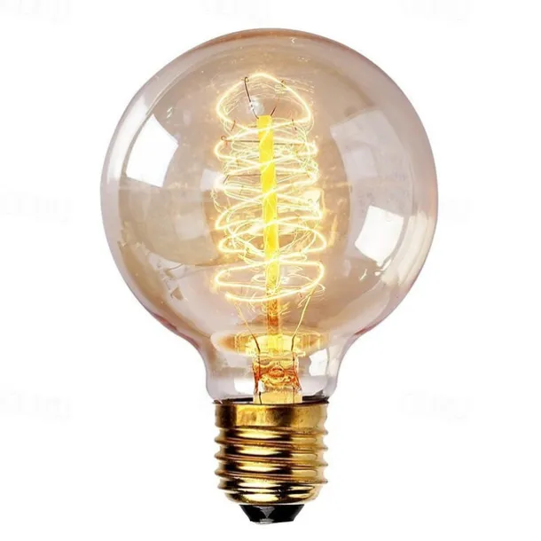 4pcs Retro Edison Light Bulb E27 220V 40W G80 Filament Vintage Ampoule Incandescent Bulb Edison Lamp