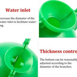 5pcs Reusable Plant Rooting Device Plant Rooting Grow Box High Pressure Propagation Ball Grafting Device Botany Root Controller Garden Plant Rooter Box For Rose Tree Fruit Bush Magnolia