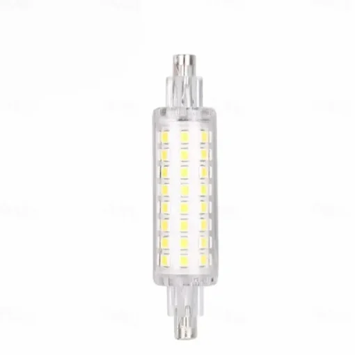 1/2pcs R7S LED Double Ended Aluminum Parts with Cover Halogen Light Household Lighting Bulbs R7S LED 118mm Tube Bulb 78mm Floodlight 220V High Power Working Light Garage Landscape Lighting
