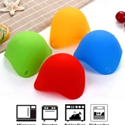 4pcs Set Silicone Egg Poacher Cook Poach Pods Pan Mould Kitchen Tool Baking Poached Cup