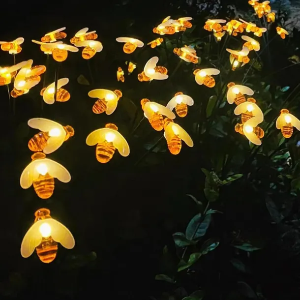 2PCS Solar Firefly Garden Lights, 8/10 LEDs Waterproof Outdoor Garden Lights with 2 Lighting Modes IP65 Swaying Lights for Christmas, Yard, Patio, and Walkway Decoration