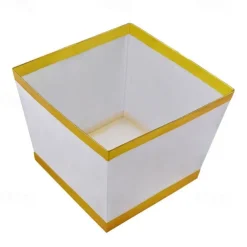 10PCS Square Paper Lantern With Floating Water Lanterns For Wedding Birthday Party No Candle 15X15CM/6“X6“