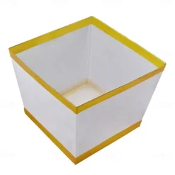 10PCS Square Paper Lantern With Floating Water Lanterns For Wedding Birthday Party No Candle 15X15CM/6“X6“