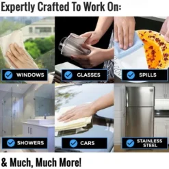 5/10/20pcs Streak-Free Miracle Cleaning Cloths - Reusable Super Absorbent, Lint-Free, Reusable & Chemical-Free for All Surfaces