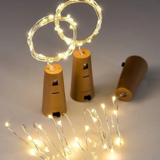 5pcs String Led Wine Bottle with Cork 2M 20 LEDs Bottle Lights Battery Cork for Party Wedding Christmas Halloween Bar Decor