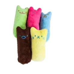 2pcs Teeth Grinding Catnip Toys Funny Interactive Plush Cat Toy Pet Kitten Chewing Vocal Toy Claws Thumb Bite Cat mint For Cats hot