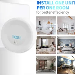 2PCS Ultrasonic Pest Repellers – Indoor Electronic Insect Control Device for Cockroaches, Spiders, Ants, and Mice, Ideal for Home or Garage