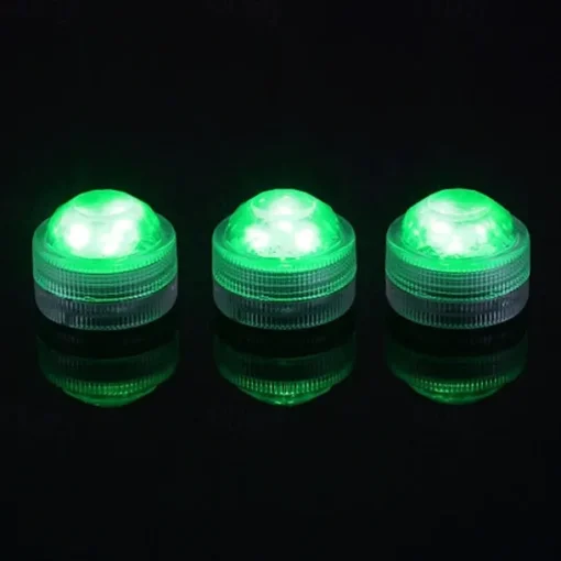12pcs Underwater Submersible LED Pool Light Waterproof with Remote Control for Bath Tub Vase Aquarium Party Wedding Decor Battery Operated