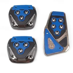 3Pcs Universal Non Slip Pedals Accelerator Brake Clutch Footrests Cover Set for Manual Transmission Car