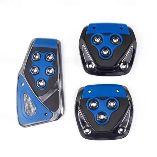 3Pcs Universal Non Slip Pedals Accelerator Brake Clutch Footrests Cover Set for Manual Transmission Car