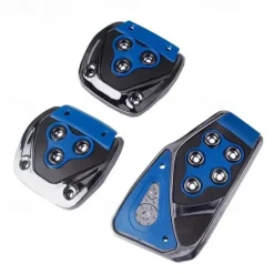3Pcs Universal Non Slip Pedals Accelerator Brake Clutch Footrests Cover Set for Manual Transmission Car