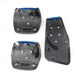 3Pcs Universal Non Slip Pedals Accelerator Brake Clutch Footrests Cover Set for Manual Transmission Car