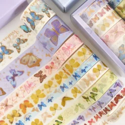 10pcs Van Gogh Washi Tape Set, Decorative Adhesive For DIY Crafts, Gift Wrapping, Scrapbooking Supplies, Bullet Journals, Planners, Party Decorations